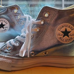 Converse hi top wedge sneakers